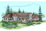 Contemporary House Plan Front of Home - Coffey Luxury Victorian Home 085D-0837 - Search House Plans and More