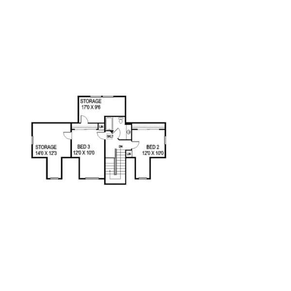 Country House Plan Second Floor - Dutton Inlet Vacation Home 085D-0838 - Search House Plans and More