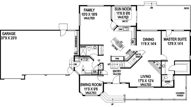 Luxury House Plan First Floor - Cardell Country Home 085D-0874 - Search House Plans and More