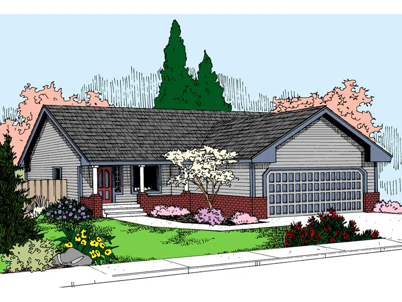 Country House Plan Front of Home - Turkey Cove Traditional Home 085D-0878 - Shop House Plans and More