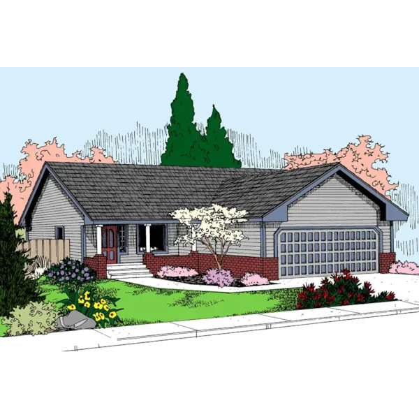 Vacation House Plan Front of Home - Turkey Cove Traditional Home 085D-0878 - Shop House Plans and More