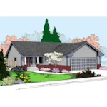 Vacation House Plan Front of Home - Turkey Cove Traditional Home 085D-0878 - Shop House Plans and More