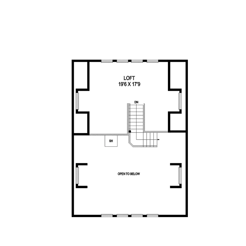 Vacation House Plan Loft - Irongate Country Home 085D-0883 - Search House Plans and More