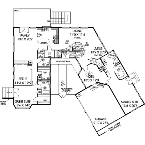 Luxury House Plan First Floor - Forrester Park Luxury Home 085D-0903 - Search House Plans and More