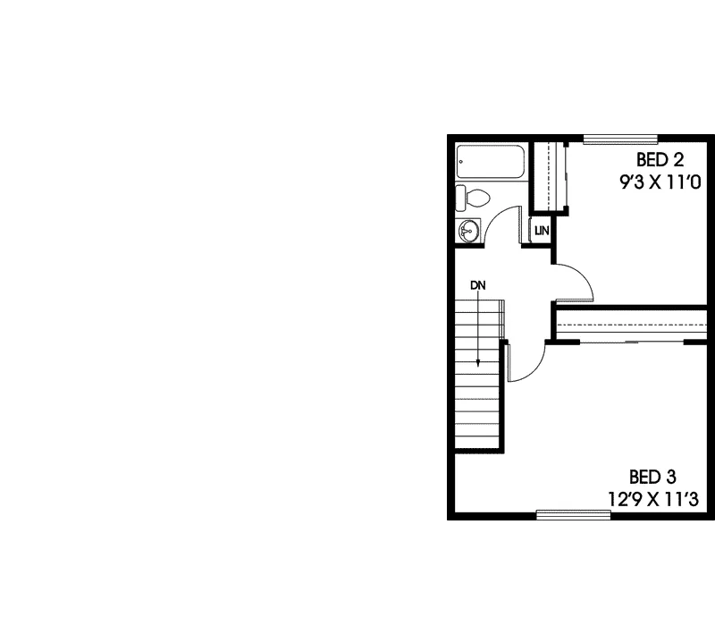 Country House Plan Second Floor - Boothbay Farm Country Home 085D-0905 - Search House Plans and More