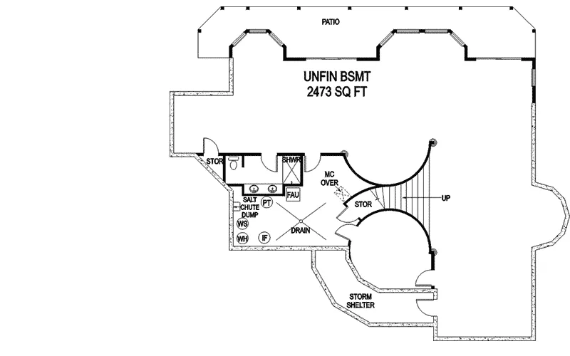 Victorian House Plan Lower Level Floor - Gourdon Luxury Home 085D-0908 - Search House Plans and More