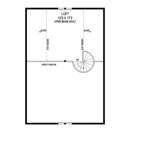 Cabin & Cottage House Plan Loft - Sheffingdell Cottage Home 085D-0913 - Shop House Plans and More