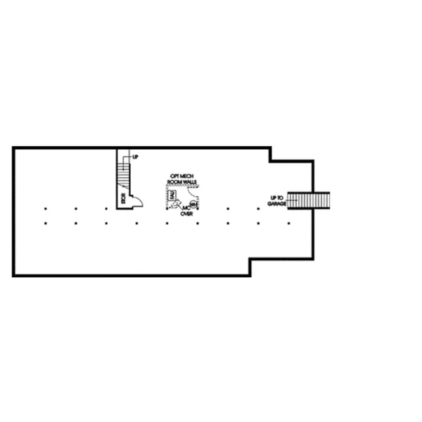 Traditional House Plan Lower Level Floor - Handley Luxury Country Home 085D-0915 - Search House Plans and More