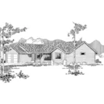 Country House Plan Front of Home - Kingsland Mill Traditional Home 085D-0930 - Search House Plans and More