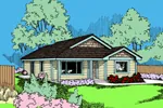 Country House Plan Front of Home - Elnora Country Home 085D-0934 - Search House Plans and More