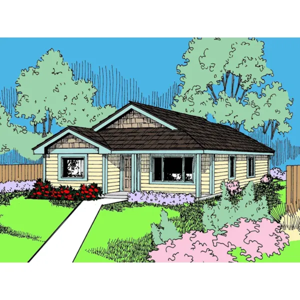 Country House Plan Front of Home - Honeygrove Ranch Cottage Home 085D-0935 - Search House Plans and More