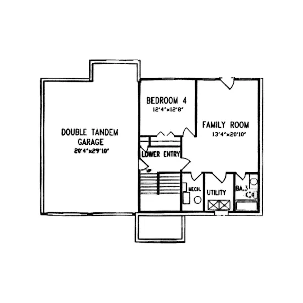 Neoclassical House Plan Optional Floor Plan - Saddleford Traditional Home 086D-0026 - Shop House Plans and More