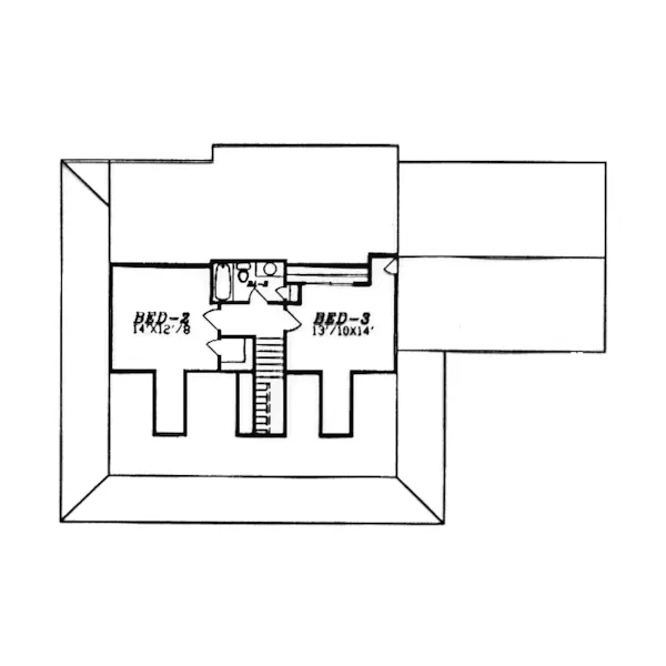 Country House Plan Second Floor - Fawnmill Country Home 086D-0029 - Search House Plans and More