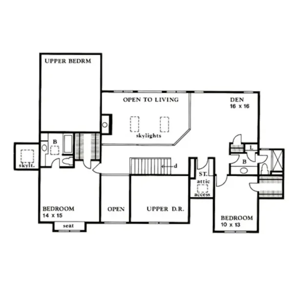 Southern House Plan Second Floor - Innsbruck Luxury Home 086D-0031 - Search House Plans and More