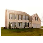 Early American House Plan Front Photo 01 - Hedingham Colonial Home 086D-0044 - Search House Plans and More