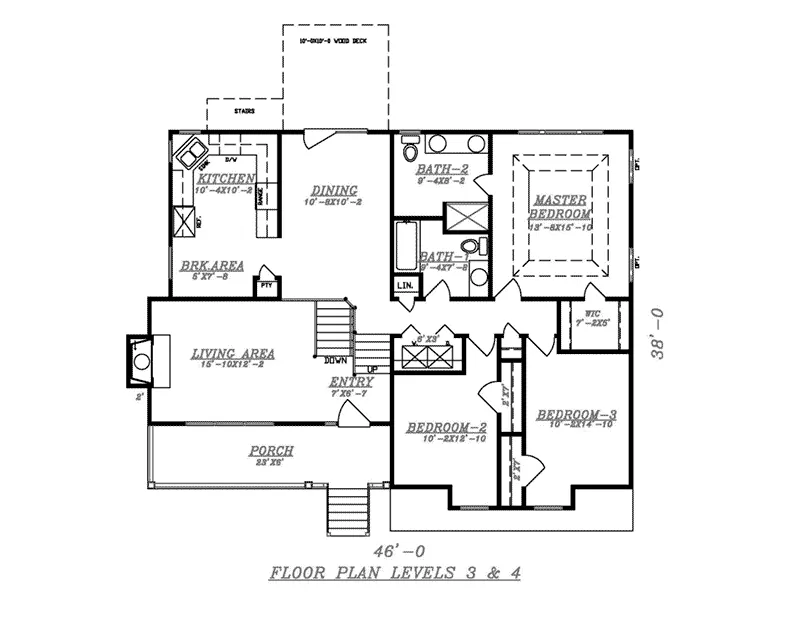 First Floor - 086D-0127 - Shop House Plans and More