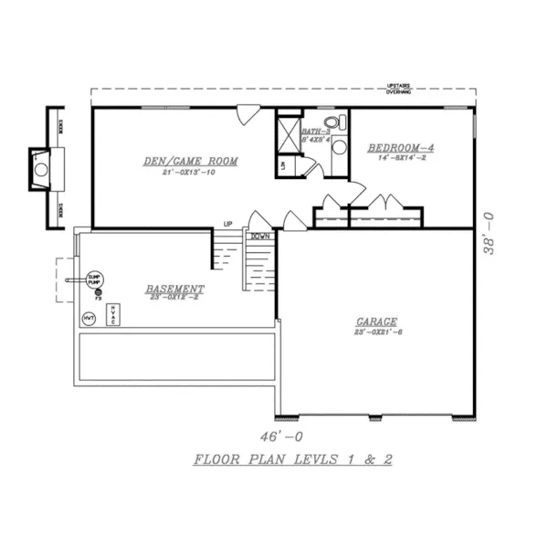 Second Floor - Vashon Split-Level Home 086D-0127 - Shop House Plans and More