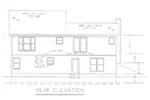 Rear Elevation - 086D-0127 - Shop House Plans and More