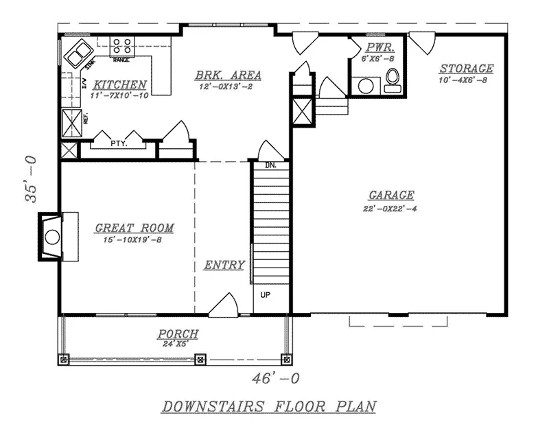 First Floor - 086D-0128 - Shop House Plans and More