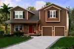 Front of Home - 086D-0128 - Shop House Plans and More