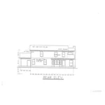 Traditional House Plan Rear Elevation - Warden Traditional Home 086D-0129 - Shop House Plans and More