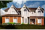 Traditional House Plan Front of House 086D-0131