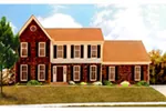 Traditional House Plan Front Photo 01 - 086D-0132 - Shop House Plans and More