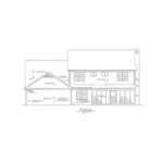 Traditional House Plan Rear Elevation - Meyer Traditional Home 086D-0132 - Shop House Plans and More