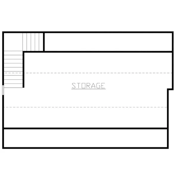 Second Floor - 086D-0133 - Shop House Plans and More