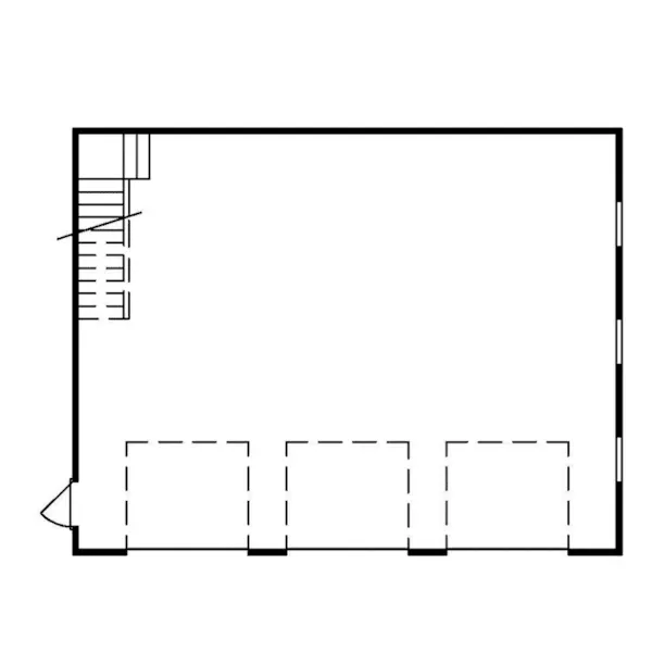 First Floor - 086D-0134 - Shop House Plans and More