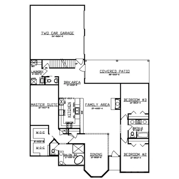 Traditional House Plan First Floor - Rosedon European Home 086D-0147 - Shop House Plans and More