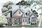 Traditional House Plan Front of House 086D-0147