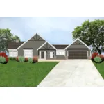 Country House Plan Front of Home - 086D-0182 | House Plans and More