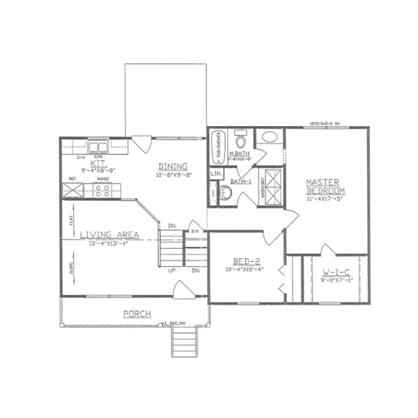 Traditional House Plan First Floor - 086D-0195 | House Plans and More