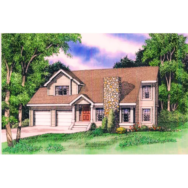 Front of Home - 086D-0207 | House Plans and More