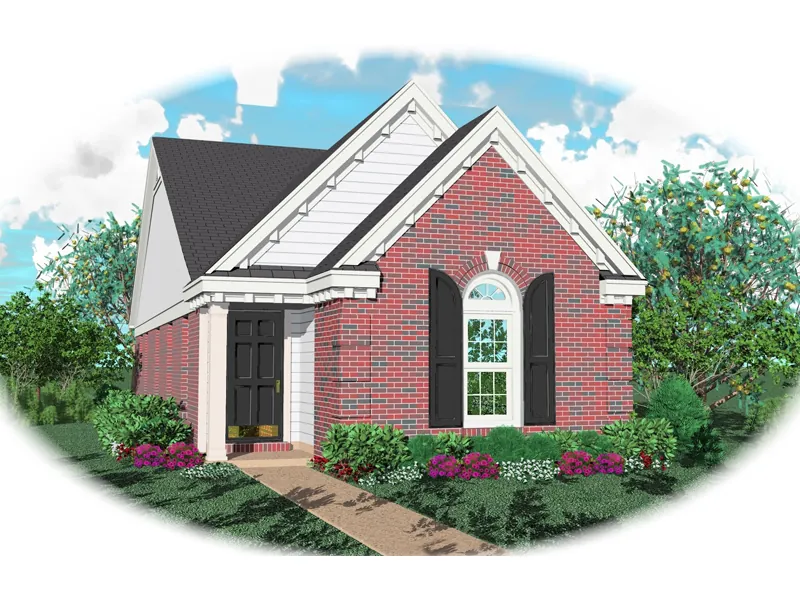 Front of Home - 087D-0010 - Shop House Plans and More