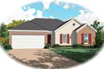 Country House Plan Front of Home - Portobello Ranch Home 087D-0027 - Shop House Plans and More