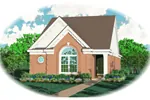 Ranch House Plan Front of Home - Glenbernie Southern Ranch Home 087D-0028 - Search House Plans and More