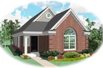 Traditional House Plan Front of Home - Grass Valley Country Ranch Home 087D-0029 - Search House Plans and More