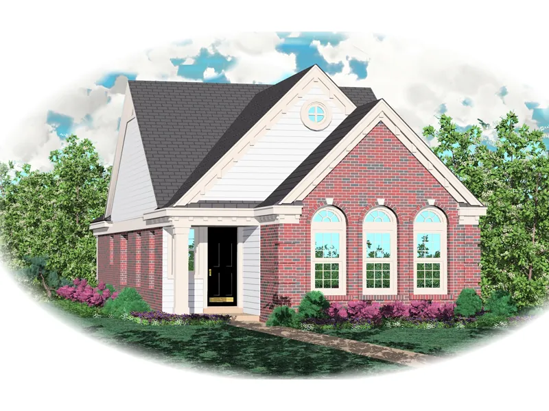 Country House Plan Front of Home - Grappel Neoclassical Home 087D-0030 - Search House Plans and More