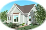 Neoclassical House Plan Front of Home - Murifield Waterfront Home 087D-0038 - Shop House Plans and More