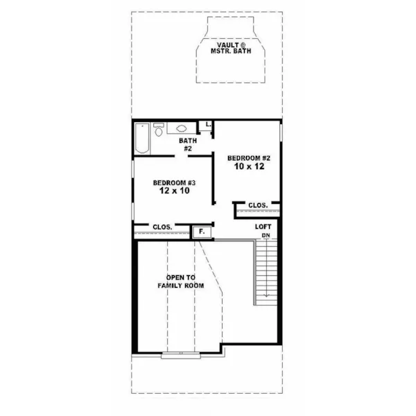 Traditional House Plan Second Floor - Mitchell Hollow Country Home 087D-0091 - Shop House Plans and More