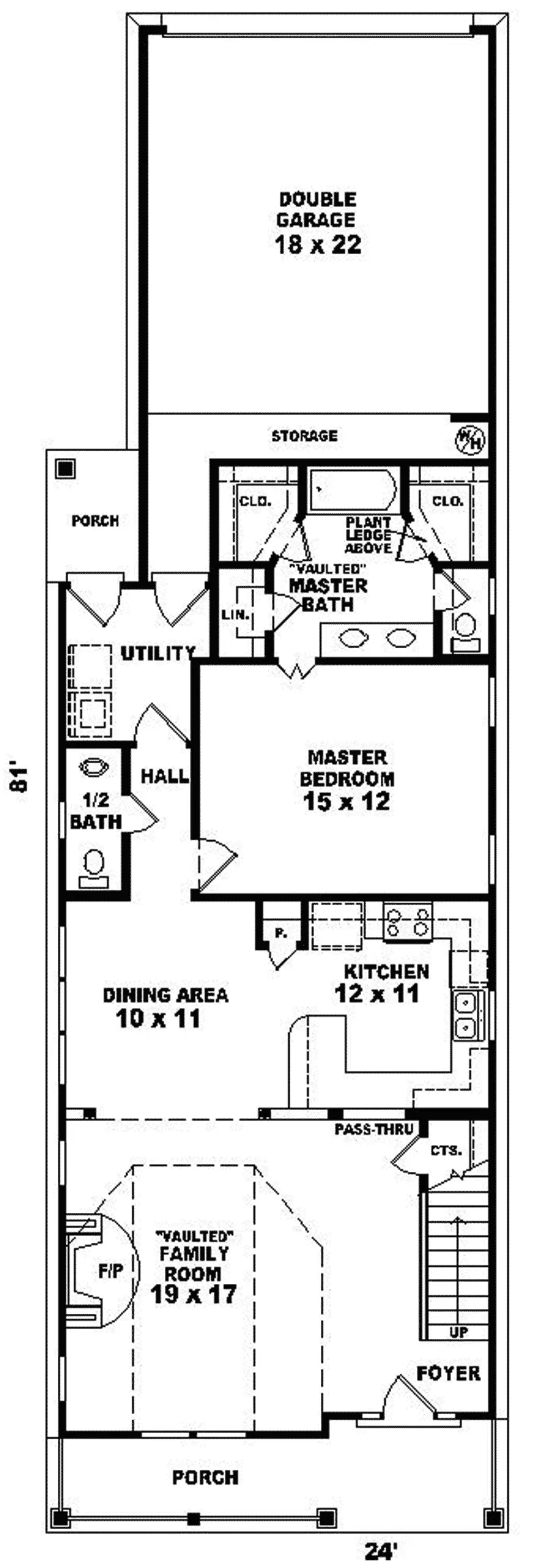 Shingle House Plan First Floor - Monceau Country Home 087D-0101 - Shop House Plans and More