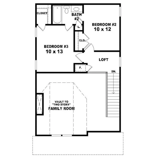 Craftsman House Plan Second Floor - Monceau Country Home 087D-0101 - Shop House Plans and More