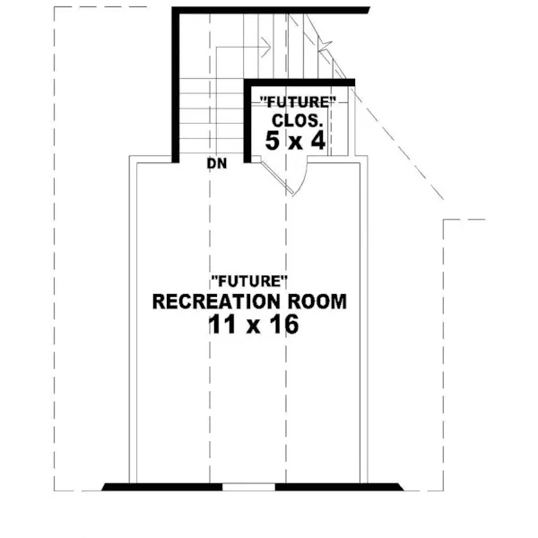 Southern House Plan Second Floor - Bartels Creek Traditional Home 087D-0105 - Search House Plans and More