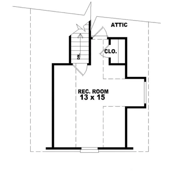 Country House Plan Second Floor - Cranwell Traditional Home 087D-0171 - Search House Plans and More