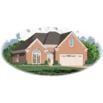 Traditional Brick Home Ideal For Narrow Lot