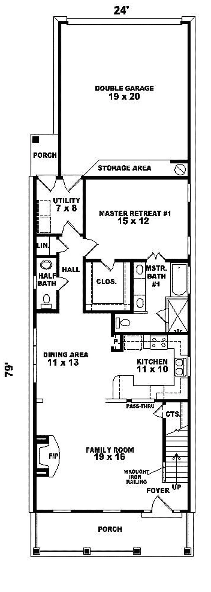 Country House Plan First Floor - Meadow Grove Southern Home 087D-0208 - Shop House Plans and More