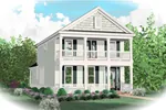 Southern Influenced Two-Story Has Two Covered Porches