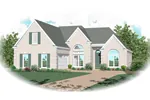 Traditional Home Has Attractive Stucco Siding